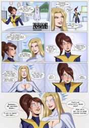 blonde_hair blue_eyes brown_eyes brown_hair comic comic_page emma_frost female female_only huge_breasts kitty_pryde marvel marvel_comics polmanning shadowcat white_queen x-men rating:Questionable score:74 user:Blueblaster69