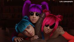 1boy 3d 3d_(artwork) 3girls bangs bare_shoulders belly_button big_penis blue_hair blue_moon_(cyberpunk_2077) bracelet bracelets cd_projekt_red cfnm clothed clothed_female_nude_male clothing cock_hungry cock_worship collar collarbone colored cybernetic_eye cybernetics cyberpunk_2077 cyberware dark-skinned_male dark_skin detailed_background eye_contact face_on_penis fffm_foursome glans hand_on_another's_shoulder hand_on_another's_thigh hand_on_penis hand_on_shoulder hand_on_thigh hi_res highres holding holding_penis huge_cock indoor indoors inside interracial large_penis light-skinned_female light_skin looking_at_partner looking_at_viewer male male/female male_pov multiple_females multiple_girls navel nude nude_male nude_male_clothed_female parted_lips penis penis_awe penis_grab penis_on_face penis_out pov pov_eye_contact purple_force_(cyberpunk_2077) purple_hair red_hair red_menace_(cyberpunk_2077) spiked_bracelet spiked_collar straight straight_hair teeth teeth_showing teeth_visible the_firebrand tied_hair twin_buns twintails us_cracks veiny_penis rating:Explicit score:176 user:Zarton