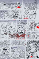 alphys alternate_universe asphyxiation ass_up blood blush bodily_fluids boss_monster bovid caprine choking cutting elemental_creature english_text female flora_fauna flowey_the_flower forced frisk frisky_(under(her)tail) glowing glowing_eyes goat group hi_res human humanoid imminent_rape kissy_face knife laugh licking_blood lizard male mammal marine nokyel_(under(her)tail) peddles phallic_looking plant prodding profanity rape reptile rule_63 scalie sex sharp_teeth swallowing sweat tears teeth tentacle tentacle_sex text thewill thorns tied_down tongue toriel tutori tutori_(under(her)tail) under(her)tail undertale undertale_(series) undyne vein video_games vines wounded yelling rating:Explicit score:47 user:bot