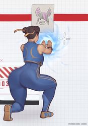 1girls action_pose ass asura_(artist) big_ass capcom chun-li crossover goddess_of_victory:_nikke hair_bun hair_ribbon huge_ass kneeling one_knee street_fighter street_fighter_6 street_fighter_alpha rating:Safe score:147 user:Uglydude452