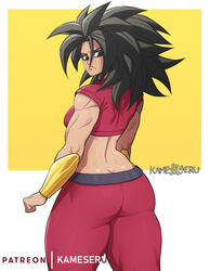 1girls ass back_view big_ass big_butt dragon_ball dragon_ball_super hair_down kamekuzu kameseru kefla long_hair thick_ass thick_thighs rating:Questionable score:89 user:mxfix_mxbbin