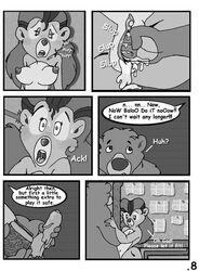 anthro baloo bear comic disney english_text female fingering fur furry male mammal masturbation monochrome nipples nude penis rebecca_cunningham straight talespin text the_five_year_bitch uncut rating:Explicit score:2 user:bot