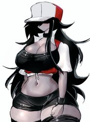 1girls big_breasts black_hair blush breasts cleavage creepypasta female game_freak genderswap_(mtf) hourglass_figure hypnos_lullaby midriff navel nightmare_waifu pokemon pokemon_rgby red_(pokemon) rule_63 steven_(strangled_red) tagme thick_thighs thighhighs usa37107692 very_long_hair rating:Questionable score:249 user:Some_More