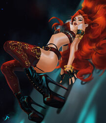 1girls female female_only high_heel_boots high_heels league_of_legends miss_fortune platform_heels solo solo_female tagme tattiart rating:Explicit score:51 user:randomaccount0897