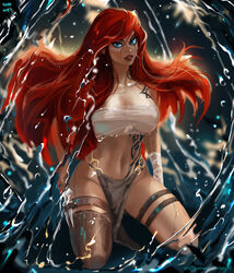 1girls female female_only katarina_du_couteau league_of_legends red_hair solo solo_female tattiart rating:Explicit score:38 user:randomaccount0897