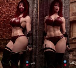 3d 3d_(artwork) abs athletic athletic_female big_ass big_breasts big_butt breasts bubble_ass bubble_butt busty cga3d curvy erotichris hourglass_figure kunoichi large_breasts mask mortal_kombat mortal_kombat_11 ninja pose posing red_hair seductive seductive_look skarlet thick thick_ass thick_thighs wide_hips rating:Questionable score:118 user:terrorgnome