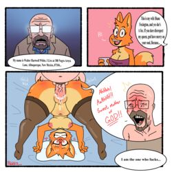 1:1 absurd_res anthro anthro_penetrated areola blush bodily_fluids breaking_bad breasts cleavage clothed clothing comic crossover cum cum_in_pussy cum_inside cutaway dialogue diane_foxington dreamworks duo english_text erection female female_penetrated fox genital_fluids genitals hi_res human human_on_anthro human_penetrating human_penetrating_anthro humanoid_genitalia humanoid_penis interspecies leaking_cum legwear looking_pleasured male male/female male_penetrating male_penetrating_female mammal meme nipples onomatopoeia open_mouth orgasm pandzart parody penetration penile penile_penetration penis penis_in_pussy profanity pubes sex signature sound_effects speech_bubble stockings text the_bad_guys vaginal_penetration walter_white what rating:Explicit score:91 user:bot