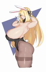 1girls armpits armwear ass big_breasts black_bunnysuit blonde_hair breasts bunny_ears bunny_tail bunnysuit cintia_(pokémon) cynthia_(pokemon) fake_animal_ears female female_only game_freak hair hair_ornament huge_breasts leebongchun leggings legwear long_hair mature mature_female mature_woman pokemon pokemon_dppt solo solo_female tail thighs rating:Explicit score:164 user:daft_human