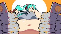 animated bbw belly big_belly big_breasts blue_hair breasts chubby chubby_female curvy dreaminerryday eating fat female female_only food hatsune_miku huge_belly huge_breasts hyper_belly large_belly large_breasts morbidly_obese morbidly_obese_female obese obese_female overweight pizza ssbbw thick_arms vocaloid weight_gain rating:Explicit score:130 user:PepperRp