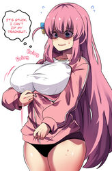 1girls 2022 bare_thighs big_breasts blue_eyes bocchi_the_rock! breasts clothed clothing embarrassed embarrassed_female gotou_hitori hinghoi huge_breasts inconvenient_breasts jacket light-skinned_female light_skin pink_hair pink_jacket sweater sweating unzipping wardrobe_malfunction zipper zipper_malfunction zipper_pull_tab zipping rating:Questionable score:328 user:Matt.Master