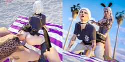 3d anal ass beach blender brittany_angel collar cum cum_in_ass doggy_style erection futa_on_female futanari glasses grand_theft_auto_online grand_theft_auto_v itslaiknsfw leash nopixel tattoo violet_snowe white_hair rating:Explicit score:68 user:LaikBTW