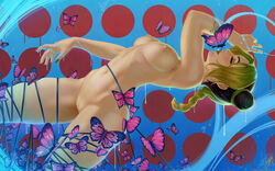 blonde_hair breasts butterfly closed_eyes double_bun female jojo's_bizarre_adventure jolyne_kujo nude pussy solo stone_ocean themaestronoob wet wet_hand rating:Explicit score:238 user:ToggafNaelik