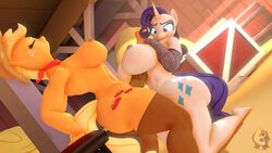 3d animated anthro applejack_(mlp) athletic_female athletic_futanari barn between_breasts big_ass big_breasts big_butt boobjob bottomless clothing cum cum_between_breasts cumshot duo equid equine female freckles friendship_is_magic furry futa_on_female futanari hands_on_breasts hat headwear horsecock horsecock_futanari intersex intersex/female kneeling legwear my_little_pony neckwear paizuri pony rarity_(mlp) realvinyl smooth_skin sound stockings titfuck titjob topless video rating:Explicit score:659 user:ifs