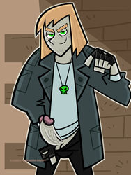 aizenhower biker blonde_hair danny_phantom johnny_13 male_only partially_undressed presenting rating:Explicit score:6 user:XXX1999