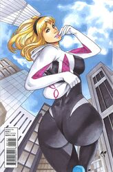 1girls blonde_hair chris_foulkes curvaceous curvy curvy_female curvy_figure female female_only gwen_stacy hairband hourglass_figure light-skinned_female light_skin marvel marvel_comics solo solo_female spider-gwen spider-man_(series) straight_hair tagme voluptuous voluptuous_female rating:Explicit score:40 user:randomaccount0897