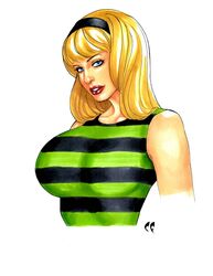 1girls blonde_hair chris_foulkes curvaceous curvy curvy_female curvy_figure female female_only gwen_stacy gwen_stacy_(classic) hairband hourglass_figure light-skinned_female light_skin marvel marvel_comics solo solo_female spider-man_(series) straight_hair tagme voluptuous voluptuous_female rating:Explicit score:8 user:randomaccount0897