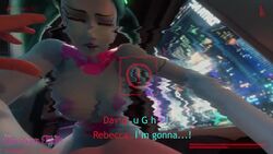 1boy 1girls 3d aged_up aggressive_female animated areola areolae asphyxiation ass balls big_ass big_butt blue_hair breasts butt casual cd_projekt_red cheek_bulge completely_nude cowgirl_position cum_in_mouth cyberpunk:_edgerunners cyberpunk_2077 david_martinez_(edgerunners) dialogue english_dialogue english_text fat_ass fellatio female femdom fondling_balls green_eyes handjob hentaudio human large_ass large_penis licking_penis long_video longer_than_one_minute male male_pov medium_breasts nipples nsfw_sonia_va nude nude_female older open_mouth oral pale_skin penis pov profanity rebecca_(edgerunners) red_sclera riding riding_penis sex sharlean_tails smile sound studio_trigger subtitled sukebancho teal_hair television text twintails vaginal_penetration video voice_acted rating:Explicit score:907 user:Lunacy