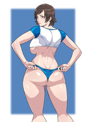 1girls alluring cirenk female kazama_asuka large_ass large_breasts namco solo tekken underwear rating:Questionable score:136 user:Karnage50