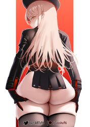 1girls ass ass_support big_ass blonde_hair bottomless bubble_butt clothing dat_ass fat_ass female female_only gloves goddess_of_victory:_nikke huge_ass large_ass looking_at_viewer looking_back rapi_(nikke) solo thick_thighs thighhighs uniform wide_hips zasshu96 rating:Questionable score:518 user:Rex_Hollins