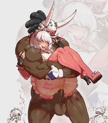 1boy 1female 1girls 1male absurd_res ahegao anal anal_orgasm anal_penetration anal_sex balls blue_eyes body_writing carry_position carrying carrying_partner cling dark-skinned_male dark_skin elphelt_valentine female fingerless_gloves guilty_gear guilty_gear_strive high_heel_boots high_heels horns imagining interracial just_married lifting_person light-skinned_female male married_couple mask muscular muscular_male nagoriyuki no_panties penis pool_tube_position pussy_juice rolling_eyes romantic romantic_couple sex short_hair size_difference skirt squirting squirting_from_anal straight straight_sex thiccwithaq thigh_boots tongue tongue_out uncensored v vampire veins white_hair wholesome rating:Explicit score:413 user:Anonymous77