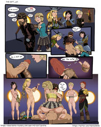 1boy 5girls anus areola areolae ass astrid_hofferson balls beard blindfold blindfolded blonde_hair blue_eyes boobs breast breasts breasts_out brown_hair canon_couple clothing color comic comic_page completely_naked completely_nude completely_nude_female dreamworks exposed exposed_anus exposed_ass exposed_breast exposed_breasts exposed_butt exposed_midriff exposed_nipple exposed_nipples exposed_penis exposed_pussy exposed_shoulders exposed_vagina female green_eyes group heather_(httyd) hiccup_horrendous_haddock_iii ho-dst how_to_train_your_dragon human husband husband_and_wife imminent_incest imminent_oral implied_fellatio implied_oral light-skinned_female light-skinned_male light_skin mala_(httyd) male male/female married_couple midriff milf nipple nipples nude nude_female oral oral_sex pale_skin penis penis_out red_hair removing_clothing ruffnut_thorston sex shoulders spitting swingers testicles text text_bubble torso valka_haddock viking wife rating:Explicit score:105 user:randomaccount0897