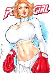 1girls alternate_version_available artist_signature belly belly_button black_outline blonde_hair blue_eyes boob_window boxing boxing_gloves comic_cover curvaceous curvy_body curvy_female curvy_figure dc dc_comics drawstring ed_benes_studio english_text female female_only gloves hi_res high_resolution jeferson_lima justice_society_of_america karen_starr kryptonian large_breasts light-skinned_female light_skin lips lipstick mascara power_girl red_boxing_gloves red_eyeshadow red_gloves red_lipstick seductive_look short_hair shorts simple_background solo superman_(series) text two_tone_background underboob viewed_from_below voluptuous voluptuous_female white_shirt white_shorts rating:Questionable score:42 user:Dragon98