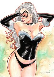 1girls 2022 big_breasts black_cat_(marvel) closed_eyes ed_benes_studio felicia_hardy female_focus female_only hi_res highres latex_suit long_hair marc_holanda marvel marvel_comics spider-man_(series) straight_hair tagme white_hair rating:Questionable score:28 user:Dragon98