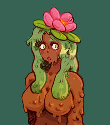  breasts covered_in_mud female female_only ghostytuff mud muddy oc original original_character solo tagme  rating:questionable score: user:bylethlover