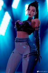 1girls 3d blue_hair clothed faithbell female female_only k/da_all_out_kai'sa k/da_all_out_series kai'sa league_of_legends looking_at_viewer riot_games tagme rating:Explicit score:88 user:TartraN