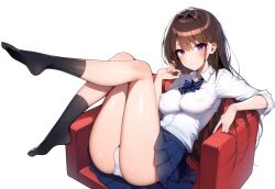  1girls ai_generated blush full_body legs long_hair original original_character shiny_skin thighs yeyehuh  rating:questionable score: user:bot