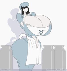 1girls alternate_costume ass big_ass big_breasts breasts chocovenus_(body_type) female gigantic_ass gigantic_breasts huge_ass huge_breasts hyper hyper_ass hyper_breasts hyper_hourglass jaiden_animations jaidens_mom large_ass large_breasts mob_face solo tasteofchoklit rating:Explicit score:82 user:w99999999