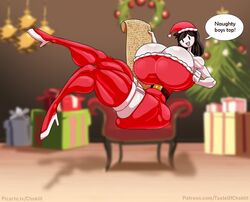 1girls ass big_ass big_breasts breasts chocovenus_(body_type) christmas christmas_outfit female gigantic_ass gigantic_breasts huge_ass huge_breasts hyper hyper_ass hyper_breasts hyper_hourglass jaiden_animations jaidenanimations jaidens_mom large_ass large_breasts solo tasteofchoklit rating:Explicit score:224 user:w99999999