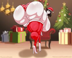 1girls ass ass_crease ass_focus bad_anatomy big_ass big_breasts breasts chocovenus_(body_type) christmas christmas_outfit female gigantic_ass gigantic_breasts grey_body grey_skin huge_ass huge_breasts hyper hyper_ass hyper_breasts hyper_hourglass jaiden_animations jaidenanimations jaidens_mom large_ass large_breasts muscular sagging_breasts shiny shiny_skin skin_folds skin_tight skindentation solo tasteofchoklit tight_clothing tight_fit toned_female toned_thighs rating:Explicit score:243 user:w99999999