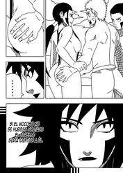 1milf 2boys 2girls arm_grab ass ass_grab assertive assertive_female beach being_watched big_ass bikini black_and_white breasts brother_and_sister comic dat_ass dialogue female flirting grabbing_wrist inuzuka_hana inuzuka_kiba inuzuka_tsume lipstick looking_at_another looking_at_partner makeup male mature mature_female milf mother_and_daughter mother_and_son multiple_boys multiple_girls naruto naruto:_the_last naruto_(series) naruto_shippuden ninrubio older_sister_younger_brother one-piece_swimsuit outdoors ponytail revealing_swimsuit seducing sharp_teeth short_hair sideboob sister_and_brother's_friend sisterly_cuckold sling_bikini slingshot_swimsuit spanish_text story swimsuit teasing tied_hair uzumaki_naruto watching rating:Questionable score:47 user:Zaibatsu