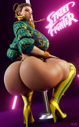 3d 3d_(artwork) ass_focus ass_view back_view big_breasts boots bubble_butt busty butt_focus capcom chun-li chun-li_(cover_girl) dat_ass female female_only hair_bun high_heel_boots high_heels huge_ass huge_butt human human_only jacket keyd10iori large_ass large_butt long_boots looking_away no_pants pantsless pole rear_view repinscourge snoopz solo solo_female squat squatting street_fighter street_fighter_6 stripper stripper_pole thick_thighs thong thunder_thighs voluptuous rating:Questionable score:286 user:ifs