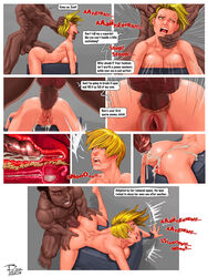 1boy 1girls anal athletic athletic_female audience being_watched blonde_hair bondage breasts broken_rape_victim comic crowd cum cum_in_ass cum_in_pussy cum_leaking dark-skinned_male dc dc_comics defeated defeated_heroine domination english_text femsub fit fit_female humiliation interracial maledom penis power_girl pussy rape running_a_train studio-pirrate_(rosselito) submissive submissive_female superman_(series) text toned toned_female rating:Explicit score:134 user:xxbob69xx