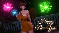 2023 arc_system_works blazblue bouquetman brown_hair female female_focus fireworks fluffy_tail french_nails happy_new_year highres makoto_nanaya skimpy_clothes skimpy_dress squirrel squirrel_ears squirrel_tail rating:Safe score:38 user:larrylarry21