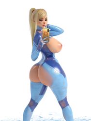 1girls 2d alternate_ass_size alternate_breast_size bimbo blonde_hair blue_eyes bodypaint busty color curvy digital_drawing_(artwork) exhibitionism exposed_nipples female_focus female_only female_pervert functionally_nude hourglass_figure huge_ass huge_breasts light-skinned_female long_hair looking_back metroid mole_under_mouth nintendo paint painted_clothes pawg phone plain_background ponytail popogori red_hairtie samus_aran selfie showing_off_ass solo solo_focus tagme thick_thighs venus_body voluptuous white_background wide_hips rating:Explicit score:410 user:LordNice