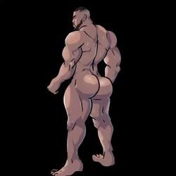 african african_male animated ass back_muscles big_ass big_butt butt demon_authority_bureau flexing genelightfoot male male_only melanin muscles muscular muscular_male posing transformation twitter_user_oc video rating:Explicit score:9 user:deleted101762