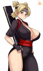 big_breasts black_panties blonde_hair dress_lift jmg large_breasts naruto naruto_(series) naruto_shippuden nipple_slip nipples tagme temari thick_thighs rating:Explicit score:111 user:titshunter69