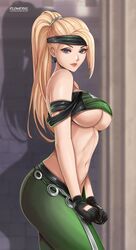 2d alluring athletic_female blonde_hair blue_eyes female female_abs fingerless_gloves fit_female flowerxl gym_pants midway midway_games mortal_kombat mortal_kombat_4 mortal_kombat_armageddon mortal_kombat_deadly_alliance sonya_blade sports_bra sports_bra_lift ultimate_mortal_kombat_3 under_boob rating:Questionable score:125 user:VladSeville