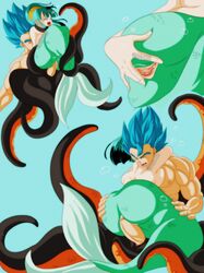 1boy 1girls bulchi dragon_ball dragon_ball_super dragon_ball_z fused_sex gogeta mermaid mermaid_ass mermaid_girl mermaid_pussy mermaid_tail mermaid_transformation nala1588 octopus sex super_saiyan_blue tentacle tentacle_penetration tentacle_rape tentacle_sex vaginal_penetration rating:Explicit score:38 user:marcoricoso