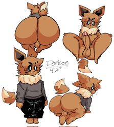 1boy anthro big_ass bubble_butt dork_boi eevee femboy furry huge_ass lewd_dorky male male_only pokémon_(species) pokemon solo_male thick_thighs wide_hips rating:Explicit score:50 user:Kidenyfailur