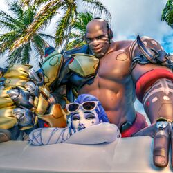 1boy 1girls 3d abs amelie_lacroix bald bald_man blender blenderdemon blizzard_entertainment blue_hair blue_skin cote_d'azur_widowmaker crossed_arms cybernetics dark-skinned_male dark_skin detailed_background doomfist duo female female_penetrated femsub from_behind from_behind_position half-closed_eyes hetero hi_res high_resolution highres interracial larger_male looking_at_partner looking_down looking_pleasured male male/female male_penetrating male_penetrating_female maledom markings mechanical mechanical_arm muscles muscular muscular_male nipples outdoors outside overwatch queen_of_spades robotic_arm sex sex_from_behind smaller_female spade spade_tattoo straight straight_hair sunglasses sunglasses_on_head taken_from_behind tattoo tattooed_arm tattoos tied_hair white_markings widowmaker rating:Explicit score:123 user:Zarton