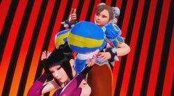 2girls 3d animated asian_female breast_expansion breast_on_head capcom chun-li female female_only heavy_breasts honey_select huge_breasts juri_han korean_female prevence street_fighter sweating tagme video rating:Explicit score:119 user:MaxineLover