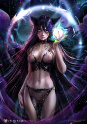 ahri axsens belly belly_button black_hair blouse breasts detailed_background emotionless fox_ears functionally_nude highres jewelry league_of_legends loincloth long_hair nipples_visible_through_clothing purple_eyes pussy pussy_visible_through_clothes slender_waist transparent_clothing visible_nipples visible_pussy rating:Explicit score:148 user:Myfapacc