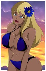 1girls 2d beach big_breasts bikini blonde_hair blue_eyes breasts dc dc_comics dcau female female_only ghostlessm justice_league justice_league_unlimited kara_danvers kara_zor-el kryptonian light-skinned_female supergirl supergirl_(dcau) supergirl_(series) superman_(series) teenager thick_thighs wet wide_hips young rating:Questionable score:143 user:Tronitrus