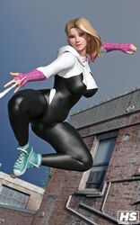 3d 3d_(artwork) ass ass_focus big_ass big_breasts big_butt blonde_female blonde_hair blonde_hair_female blue_eyes breasts costume eyebrow_piercing gwen_stacy gwen_stacy_(spider-verse) hagiwara_studio hd hoodie hoodie_bodysuit marvel marvel_comics spandex spider-gwen spider-man:_across_the_spider-verse spider-man:_into_the_spider-verse spider-man_(series) superhero superhero_costume superheroine thick_thighs tight tight_clothes tight_clothing tight_fit wide_hips rating:Questionable score:42 user:Crcole331