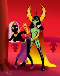 2girls accurate_art_style alien alien_girl boobs crossover dominant_female duck_dodgers female femdom girl_on_girl imminent_anal imminent_penetration imminent_sex lord_dominator queen_tyr'ahnee rape sex_toy strap-on tits umayorokobi wander_over_yonder yuri rating:Explicit score:39 user:KAKAMORA