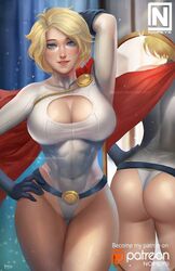 1girls ass big_ass big_breasts blonde_hair blue_eyes blush blushing breast_grab cape child_bearing_hips curvy curvy_female dc dc_comics female female_only gloves heroine karen_starr kryptonian light-skinned_female mirror nopeys power_girl short_hair solo straight_hair superheroine superman_(series) tight_ass tight_clothing voluptuous voluptuous_female wedgie wide_hips rating:Questionable score:175 user:Falunm